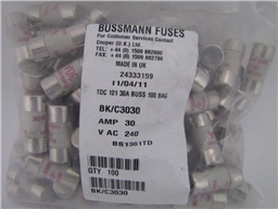 30AMP CONSUMER FUSES BS1361 PK100