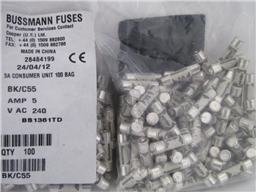 5AMP CONSUMER FUSES BS1361 PK100