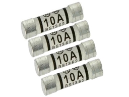 10 AMP PLUG FUSES 4 PER CARD PK1