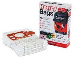 GENUINE NUMATIC HENRY HETTY VAC BAGS NVM-1CH HEPA-FLO PK5