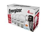 ENERGIZER LED GLS BC B22 65K DAYLIGHT 8.5W 806LM = 60W PK4