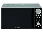 DAEWOO MICROWAVE BLACK & SILVER 20L 700W DIGITAL 